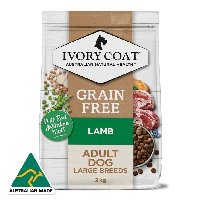 Ivory Coat Adult Dog Food Large Breed GRAIN FREE Lamb Recipe