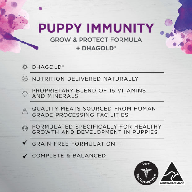 Ivory Coat Puppy Wet Food Trays Immunity - 9 x 100g