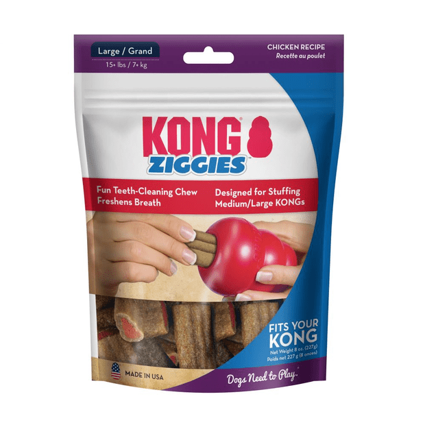 KONG Ziggies Dog Chews Chicken Recipe Small (12 Pack)