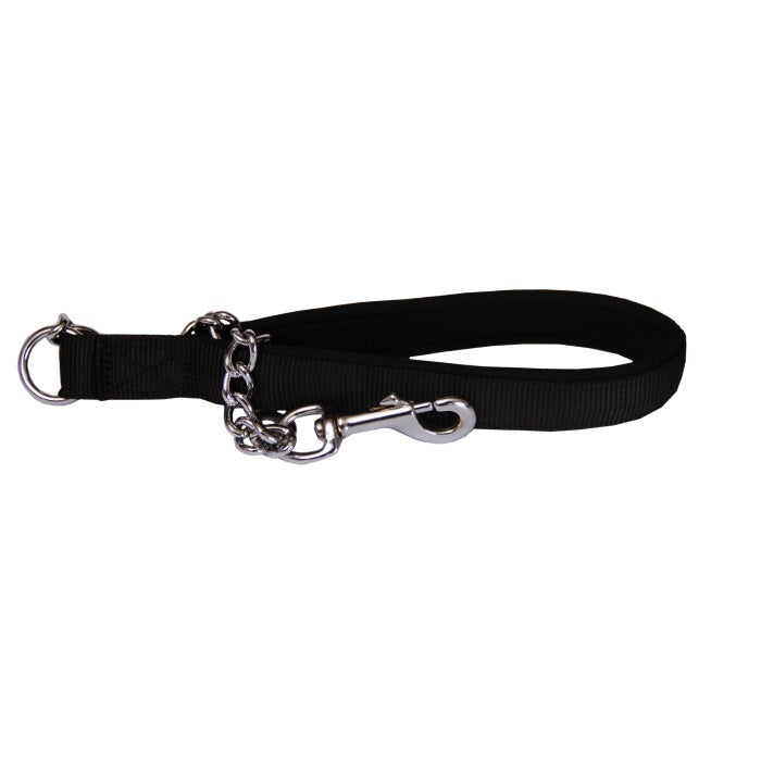 Beau Pets Neoprene Handle Dog Chain Lead – Black