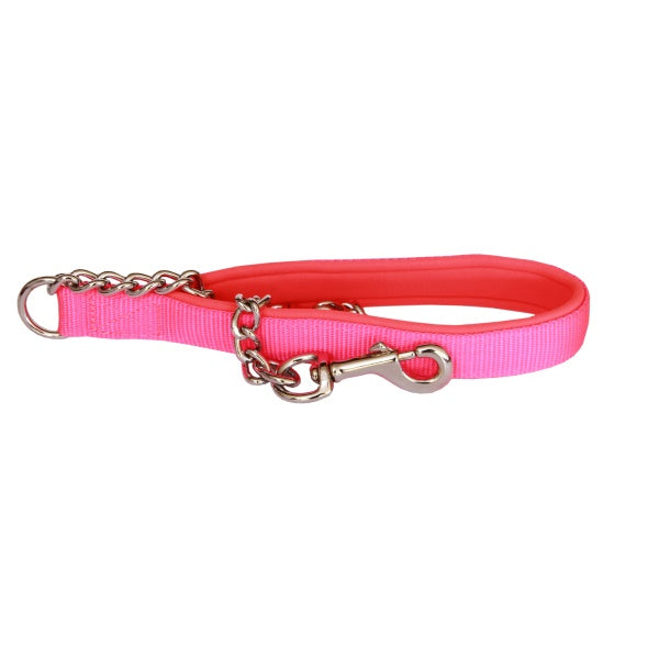 Beau Pets Neoprene Dog Handle Chain Lead – Pink