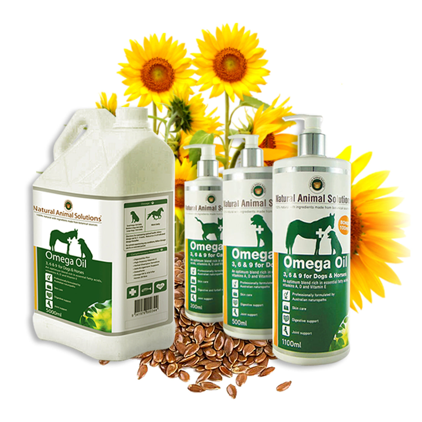 Natural Animal Solutions Omega 3, 6 & 9 Oil For Dogs & Cats