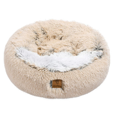 Charlie's Snookie Hooded Pet Bed - Cream