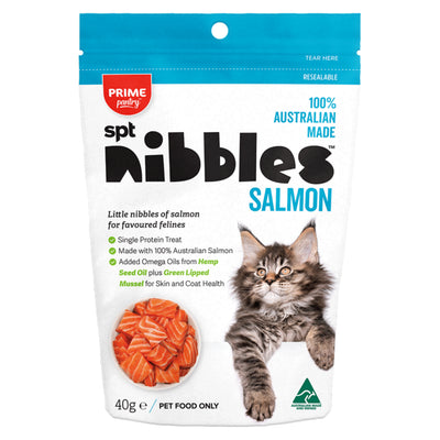 Prime100 Prime Pantry SPT Nibbles Cat Treats Salmon 40g