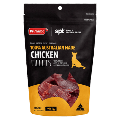 Prime100 SPT Chicken Fillet Dog Treats 100g