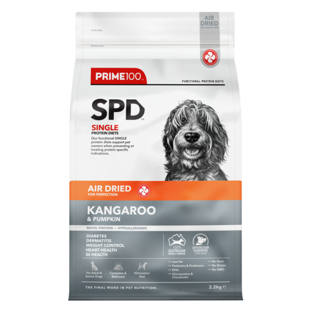 Prime100 SPD Air Dried Dog Food Kangaroo & Pumpkin