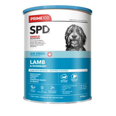 Prime100 SPD Air Dried Dog Food Lamb & Rosemary