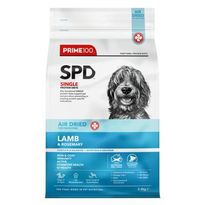 Prime100 SPD Air Dried Dog Food Lamb & Rosemary