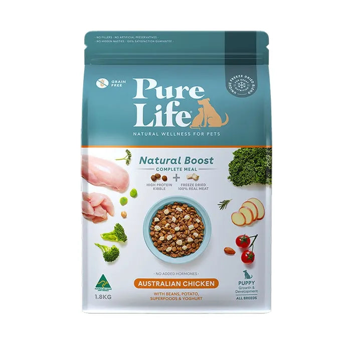 Pure Life GRAIN FREE Puppy Dry Food Australian Chicken Recipe