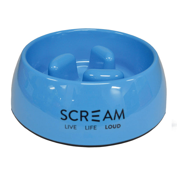 Scream Round Slow Down Pillar Bowl - Loud Blue