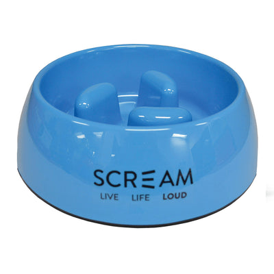 Scream Round Slow Down Pillar Bowl - Loud Blue