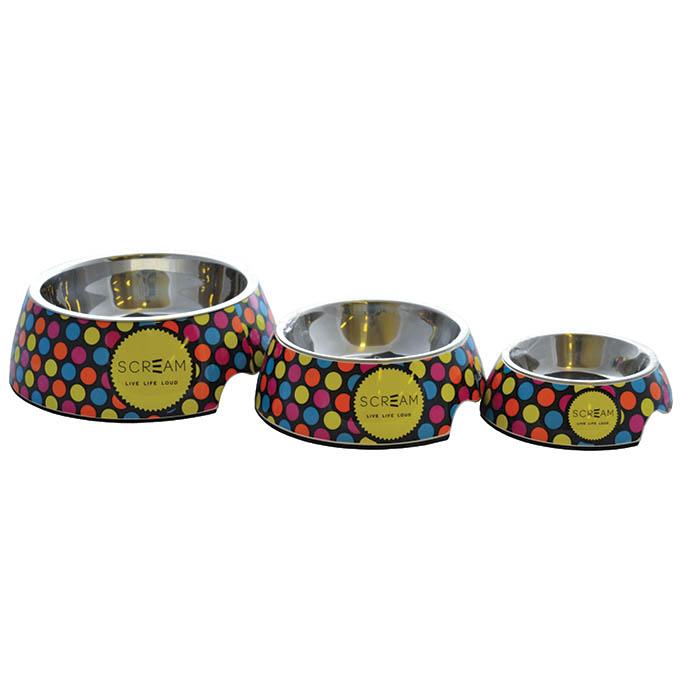 Scream Round Pet Bowl (S/L)