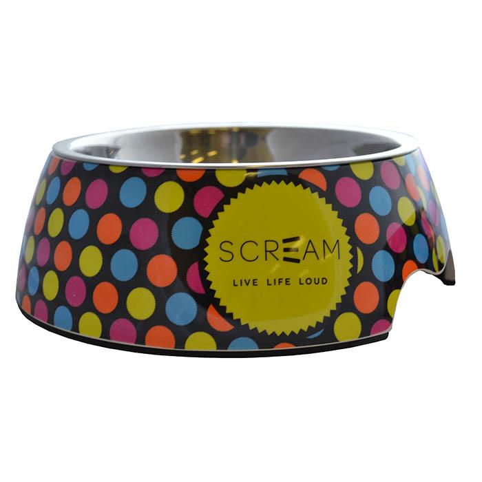 Scream Round Pet Bowl (S/L)