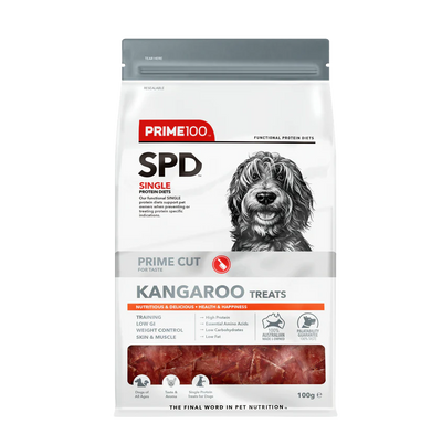 Prime100 SPD Prime Cut Dog Kangaroo Treats 100g