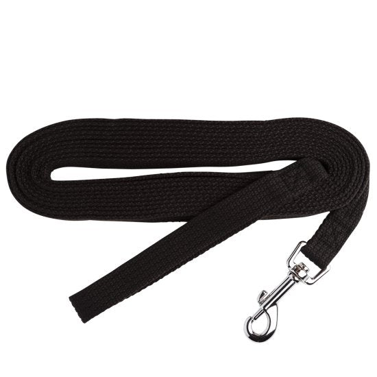 Beau Pets Dog Cotton Webbing Training Lead – Black