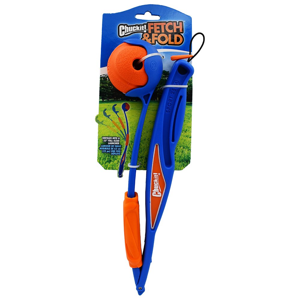 Chuck It! Fetch and Fold Launcher Dog Toy