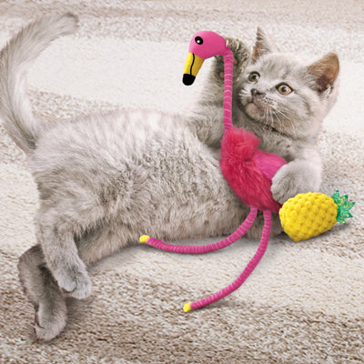 KONG Cat Tropics Flamingo Toy