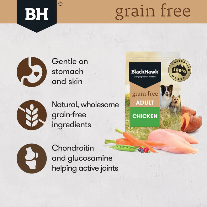 Black Hawk Grain Free Holistic Adult Dog Chicken Recipe