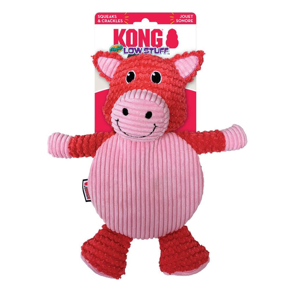 KONG Low Stuff Crackle Tummiez Pig Large