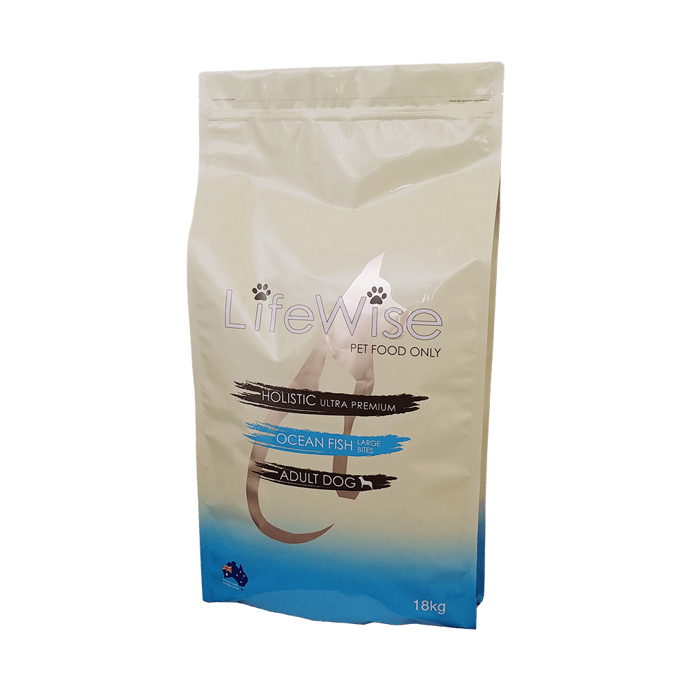 LifeWise Dog Dry Food Ocean Fish with Rice & Vegetables Large Bites 18kg