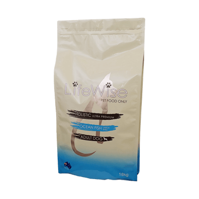 LifeWise Dog Dry Food Ocean Fish with Rice & Vegetables Large Bites 18kg