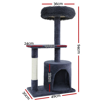 i.Pet Fena Cat Tree Scratcher - Grey