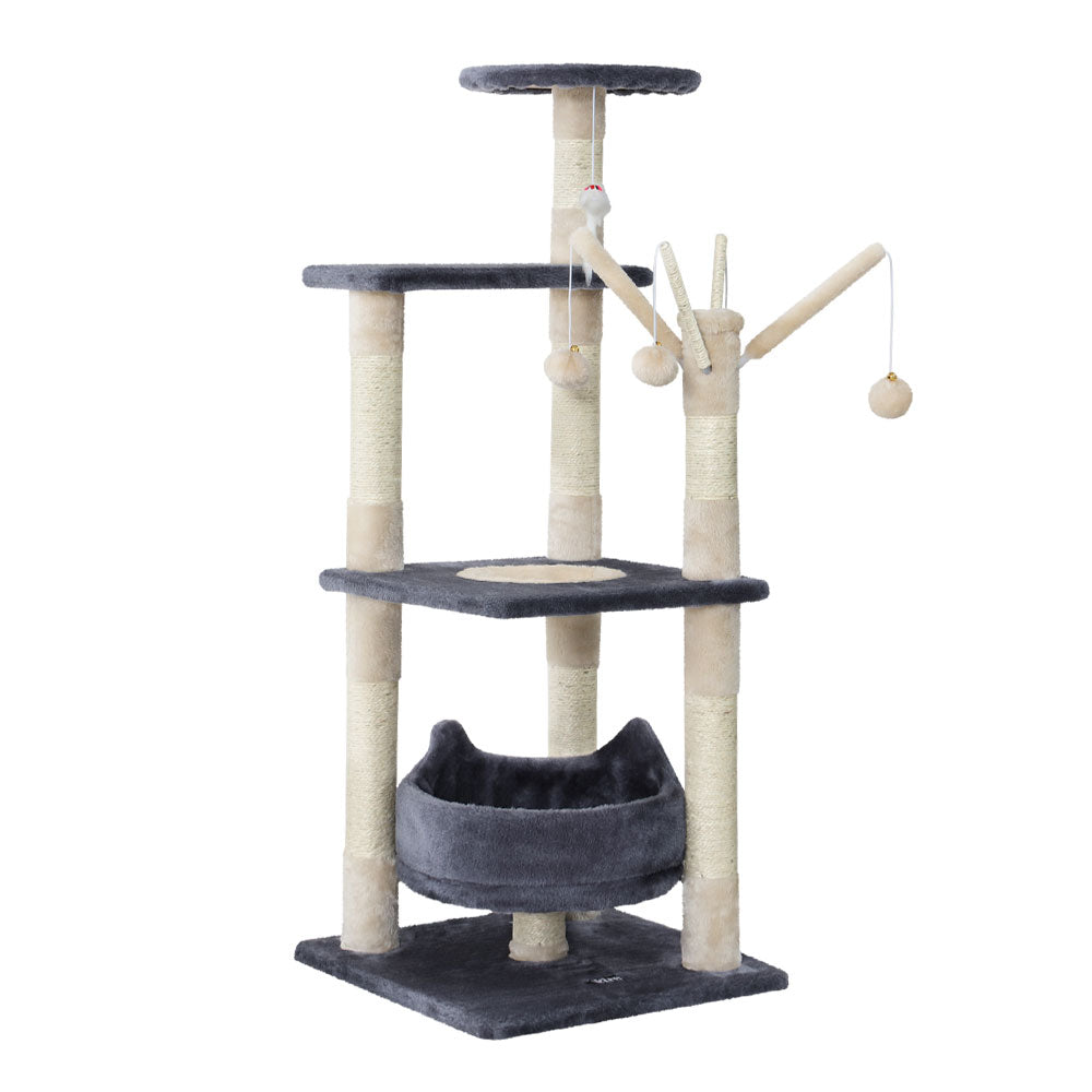 i.Pet Myra Cat Wood Tree House 110cm