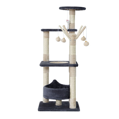 i.Pet Myra Cat Wood Tree House 110cm