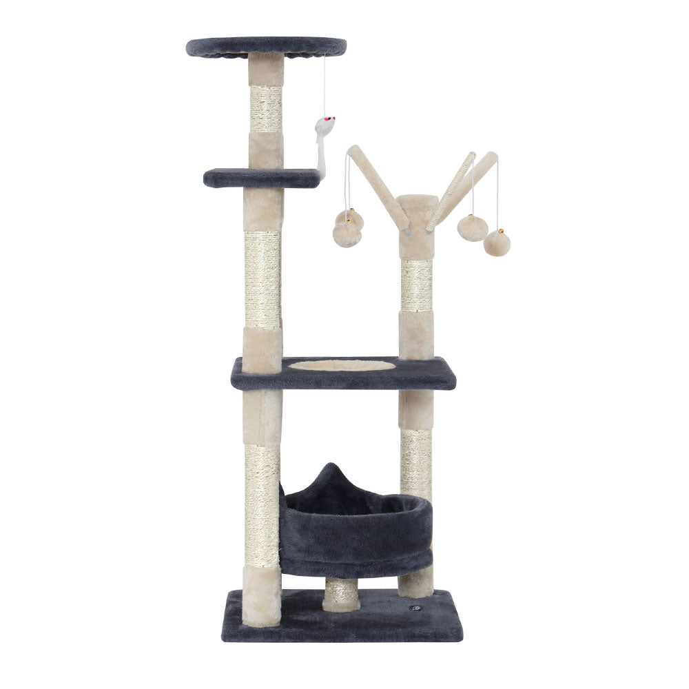 i.Pet Myra Cat Wood Tree House 110cm