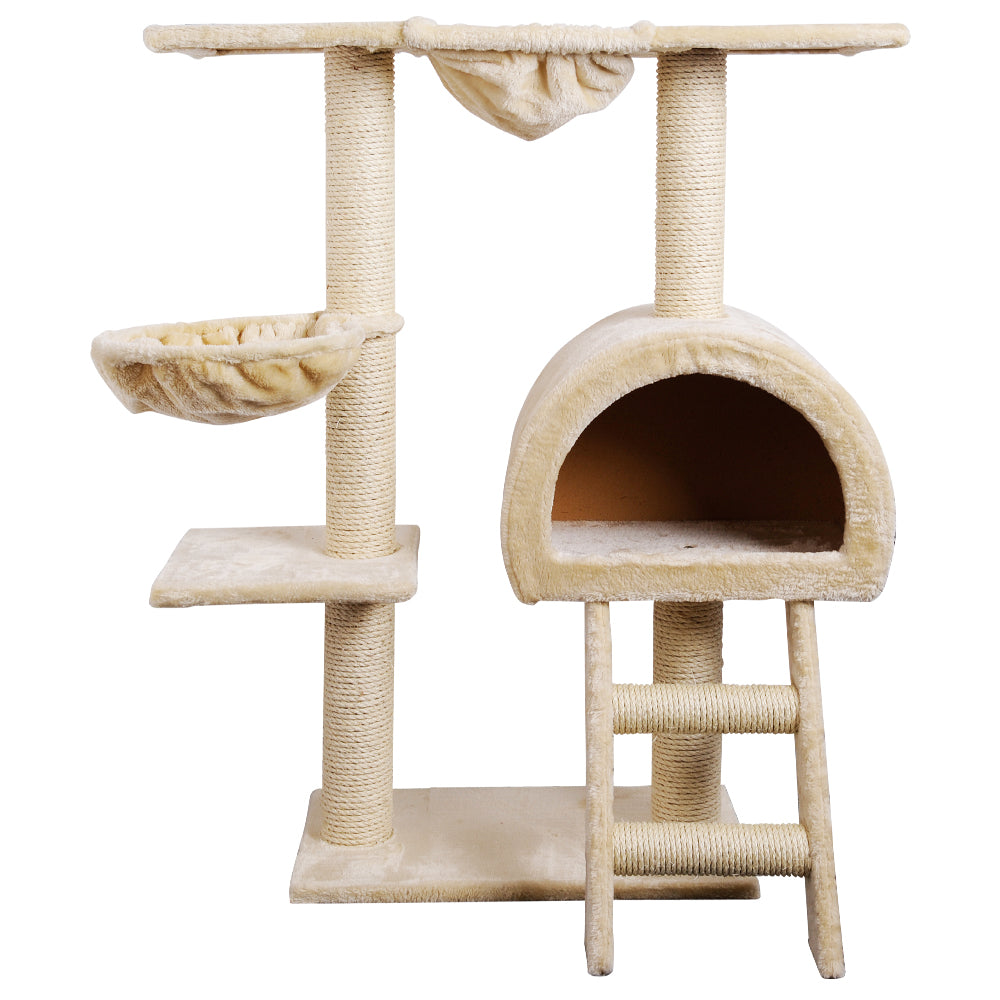 i.Pet Cat Condo House Tree - Beige