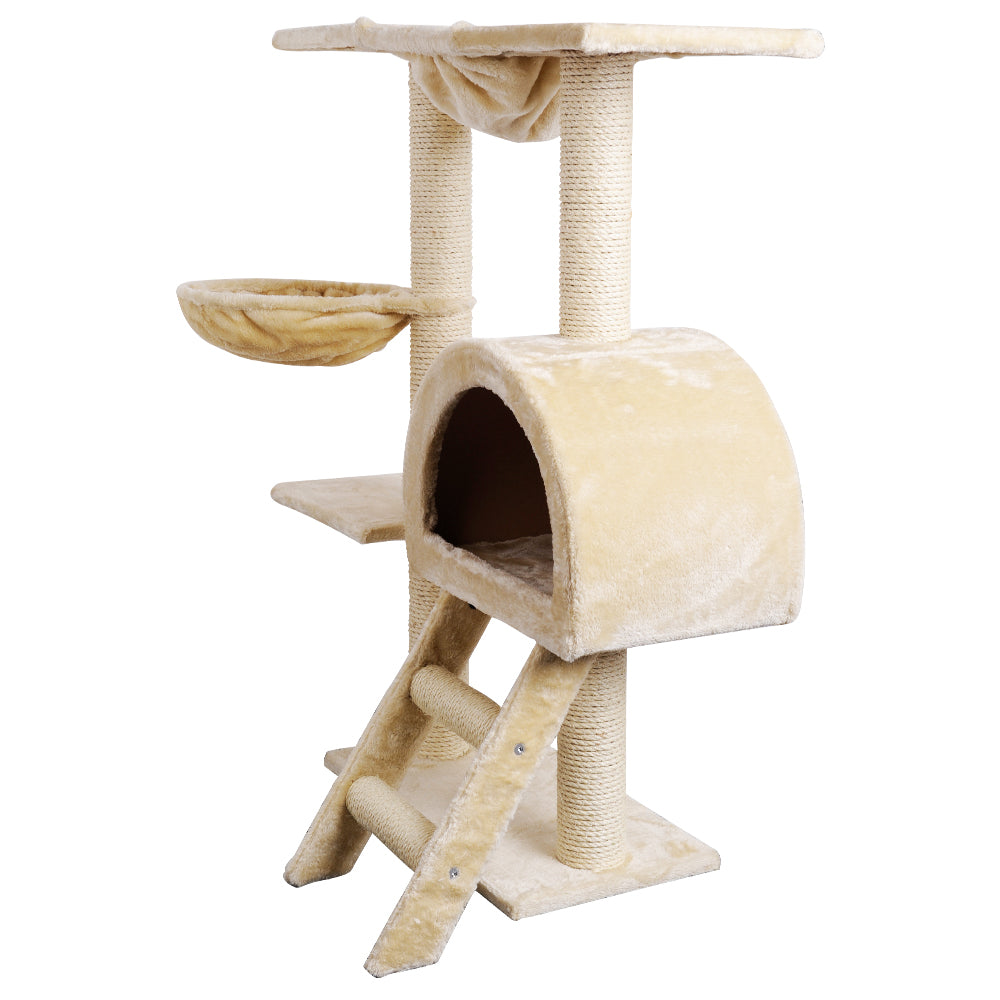 i.Pet Cat Condo House Tree - Beige