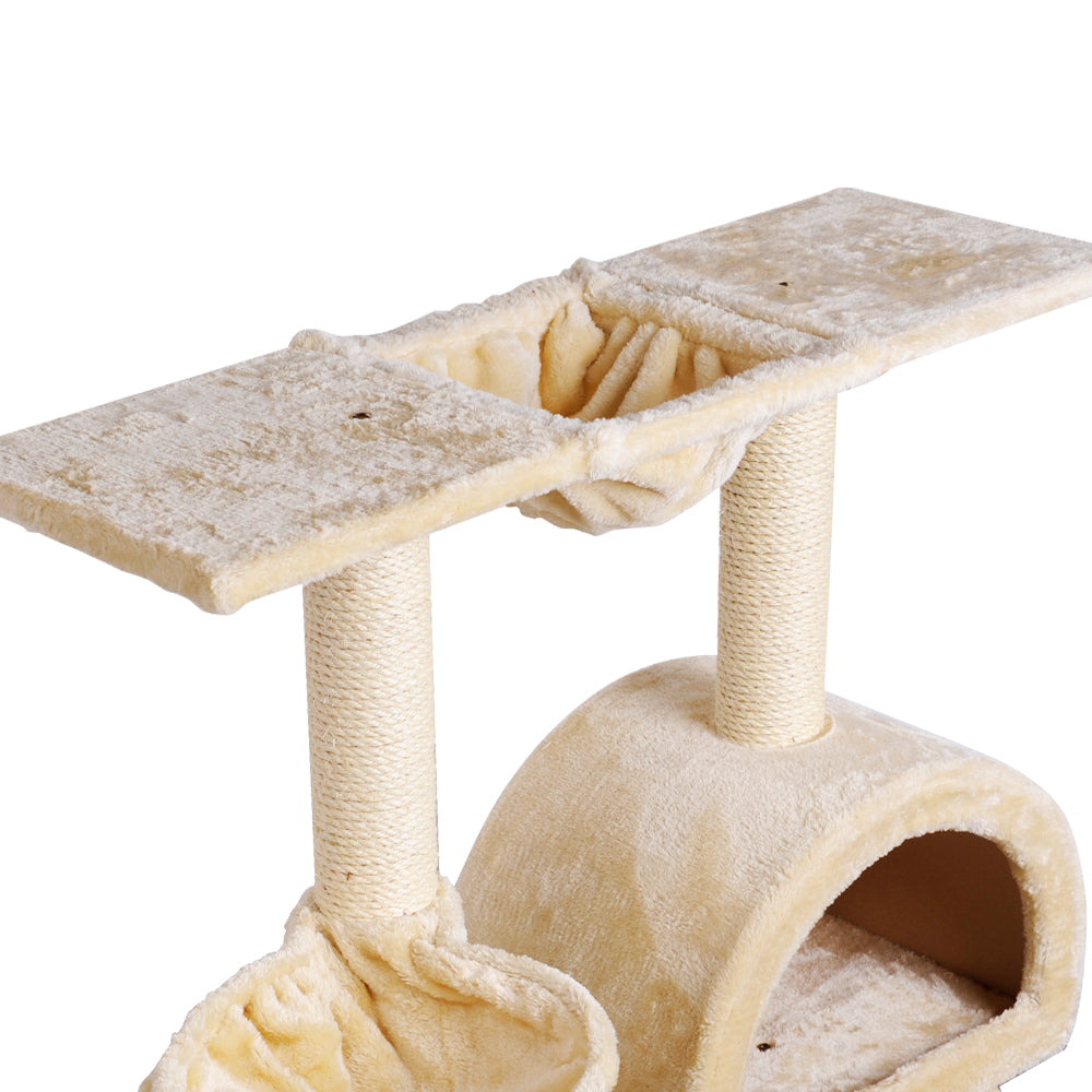 i.Pet Cat Condo House Tree - Beige