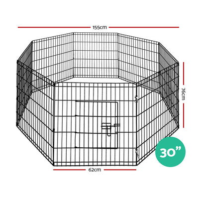 i.Pet Heavy Duty 8-Panel Pet Playpen