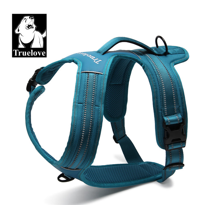 Truelove Reflective Heavy Duty Harness Blue - Large