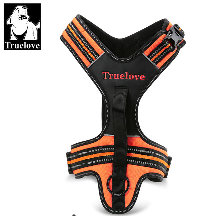 Truelove Reflective Heavy Duty Harness Orange - Medium