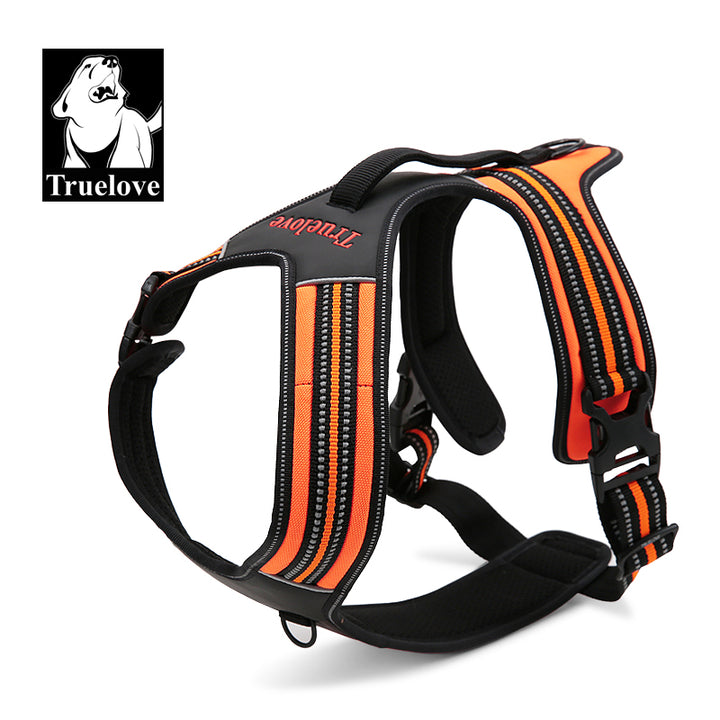 Truelove Reflective Heavy Duty Harness Orange - Medium