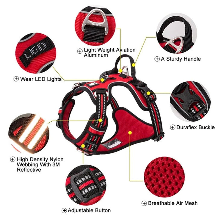 Truelove No Pull Harness Red - Large