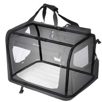 FEANDREA Black Pet Carrier 60cm