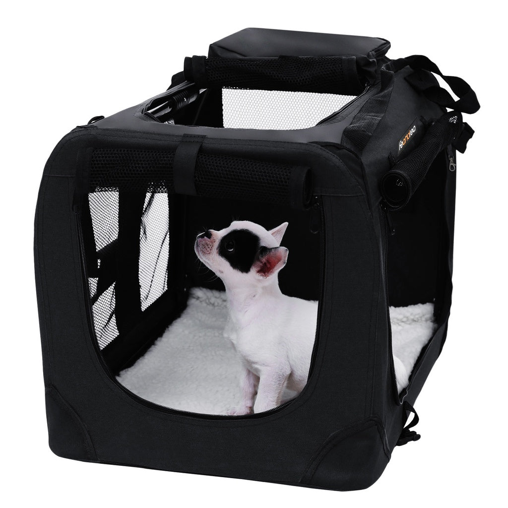 FEANDREA Black Pet Carrier 60cm