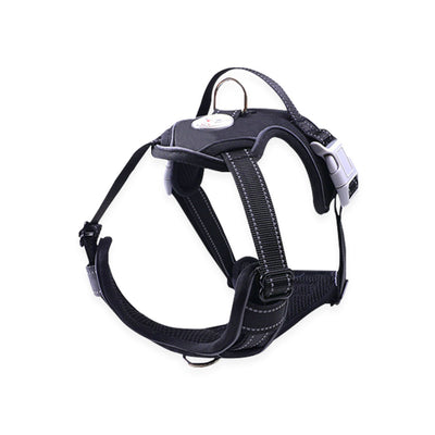 FLOOFI Dog Harness Vest Black - XXLarge