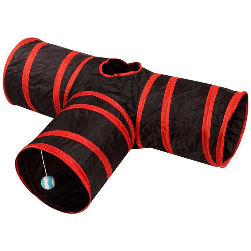 Floofi Cat Tunnel - Red