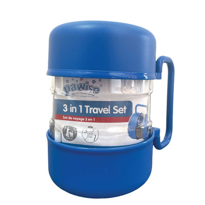 Pawise Pet Food & Water Bowl Travel Container