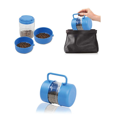 Pawise Pet Food & Water Bowl Travel Container