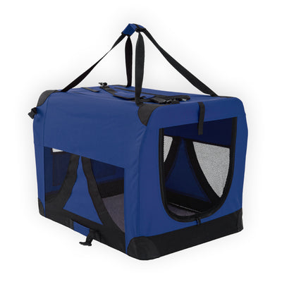 Paw Mate Blue Portable Soft Pet Carrier - Large