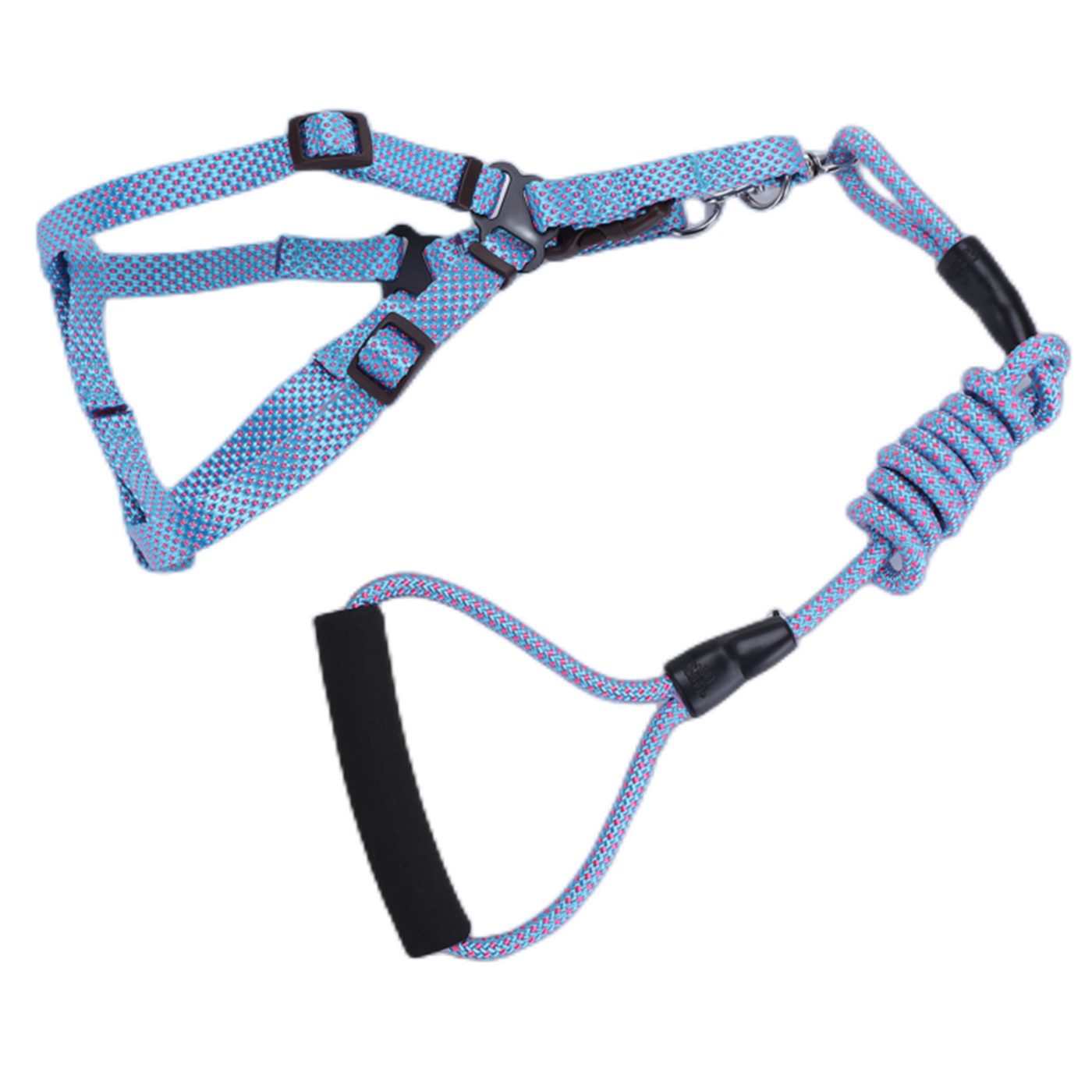 YES4PETS 2 X Pet Harness, Lead & Collar - Medium