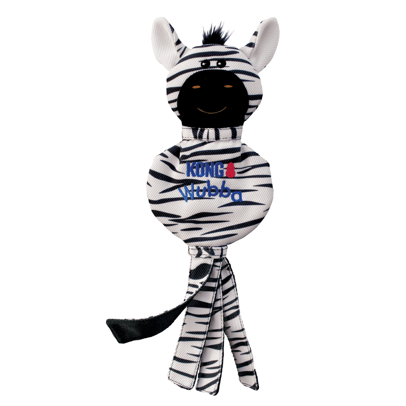 KONG Wubba No Stuff Zebra Large