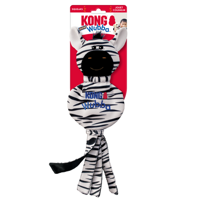 KONG Wubba No Stuff Zebra Large