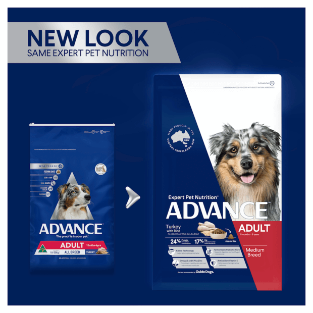 Advance Adult Dog Medium Breed Food Chicken & Rice Recipe