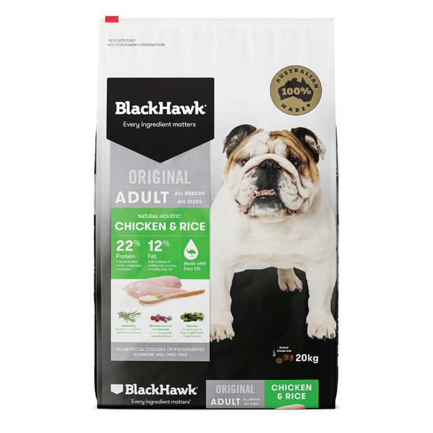 Black Hawk Holistic Adult Dog Chicken & Rice