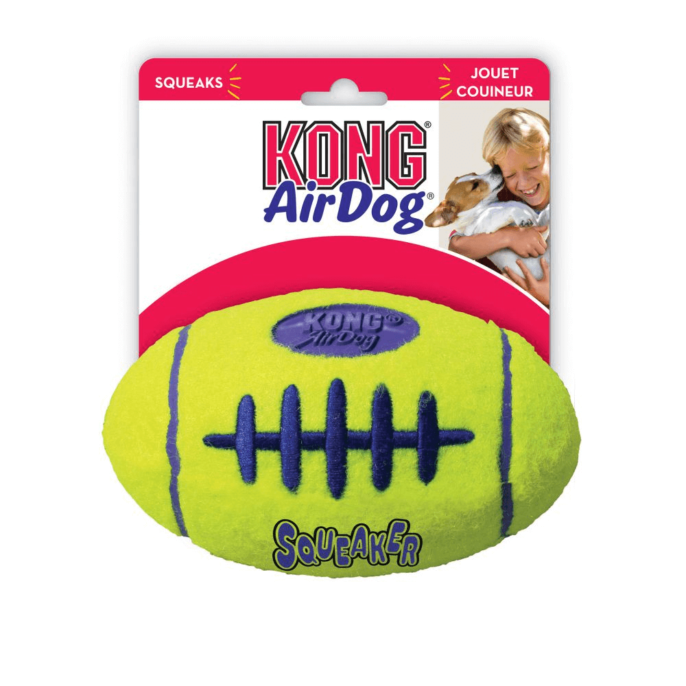 KONG AirDog Squeaker Football (S/M)